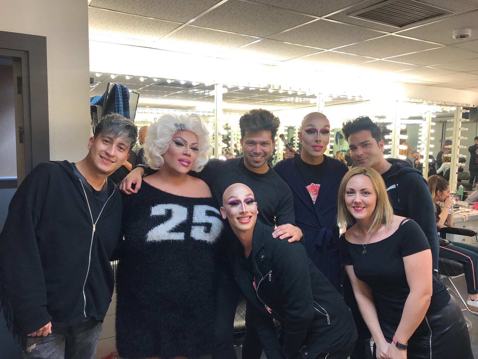 Wendy Superstar maquillada por Verónica Artés en Got Talent España