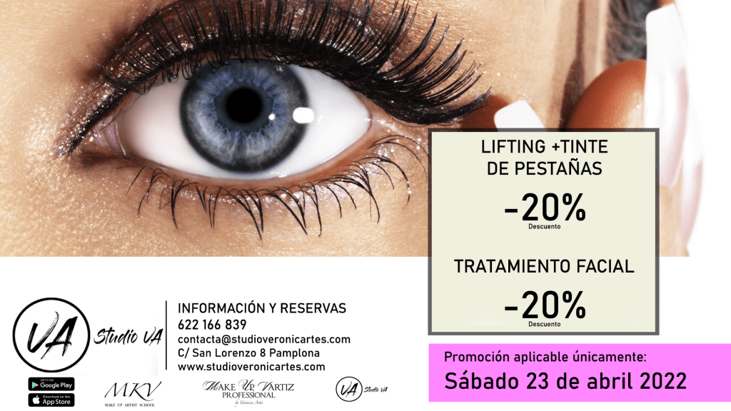 Promoción Flash! -20%Lifting + Tinte de Pestañas | -20% Tratamiento facial