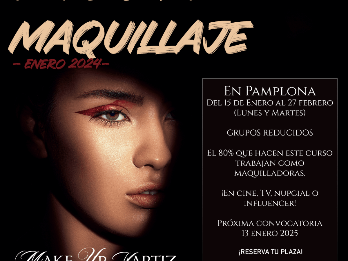 ¡Descubre tu pasión por el maquillaje profesional con Verónica Artés de Make Up Vartiz en Pamplona,&nbsp;Navarra!